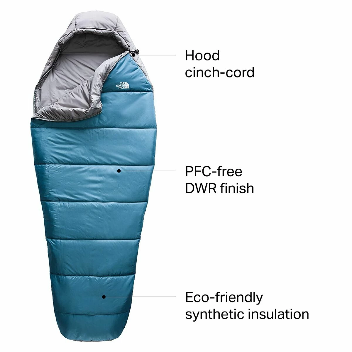 The North Face Synthetic Sleeping Bags Wasatch Sleeping Bag: 20F Synthetic 4 The North Face Synthetic Sleeping Bags Wasatch Sleeping Bag: 20F Synthetic - Image 2