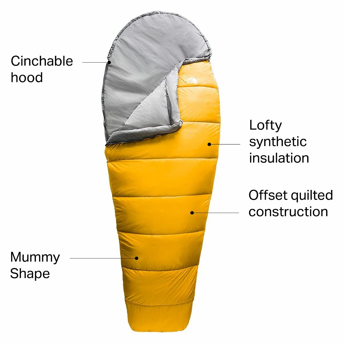 The North Face Synthetic Sleeping Bags Wasatch Sleeping Bag: 30F Synthetic 4 The North Face Synthetic Sleeping Bags Wasatch Sleeping Bag: 30F Synthetic - Image 2