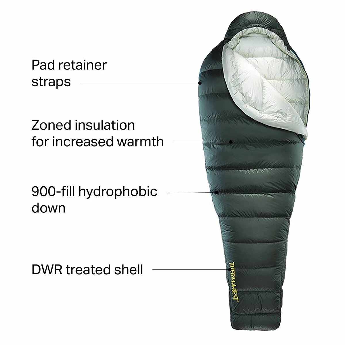 Therm-a-Rest Down Sleeping Bags Hyperion Sleeping Bag: 32F Down 4 Therm-a-Rest Down Sleeping Bags Hyperion Sleeping Bag: 32F Down - Image 2