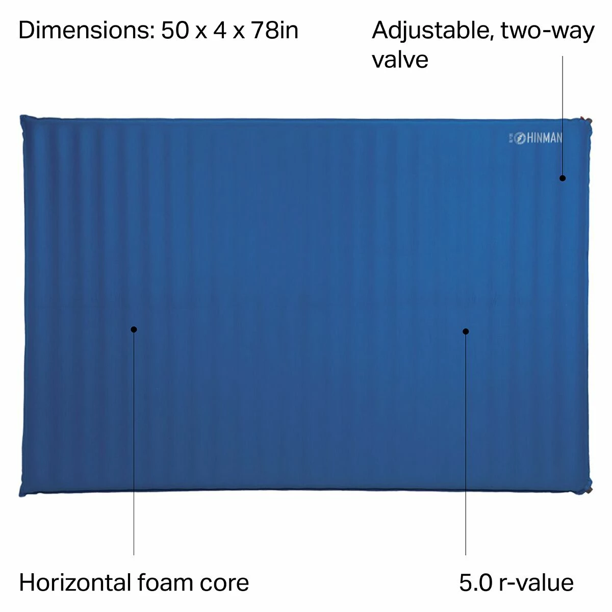 Big Agnes Sleeping Pads Hinman Double Wide Sleeping Pad 5 Big Agnes Sleeping Pads Hinman Double Wide Sleeping Pad - Image 3