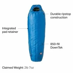 Big Agnes Down Sleeping Bags Mystic UL Sleeping Bag: 15F Down -Sleep Online Shop BL D9