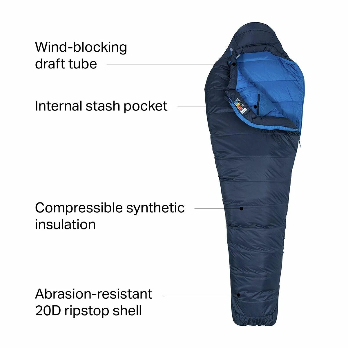Marmot Synthetic Sleeping Bags Ultra Elite 20 Sleeping Bag: 20F Synthetic 4 Marmot Synthetic Sleeping Bags Ultra Elite 20 Sleeping Bag: 20F Synthetic - Image 2