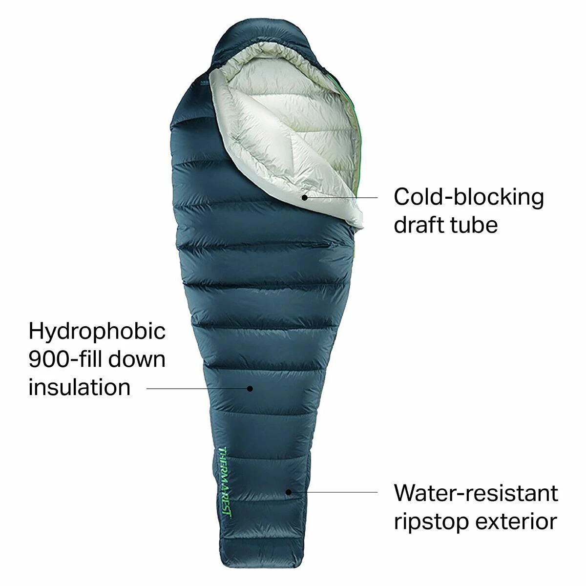 Therm-a-Rest Down Sleeping Bags Hyperion Sleeping Bag: 20F Down 4 Therm-a-Rest Down Sleeping Bags Hyperion Sleeping Bag: 20F Down - Image 2