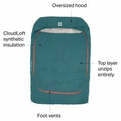 Kelty Synthetic Sleeping Bags Tru.Comfort Doublewide Sleeping Bag: 20F Synthetic -Sleep Online Shop DEETEARD D3