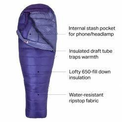 Marmot Down Sleeping Bags Ouray Sleeping Bag: 0F Down Women's -Sleep Online Shop ELEPURGP D9