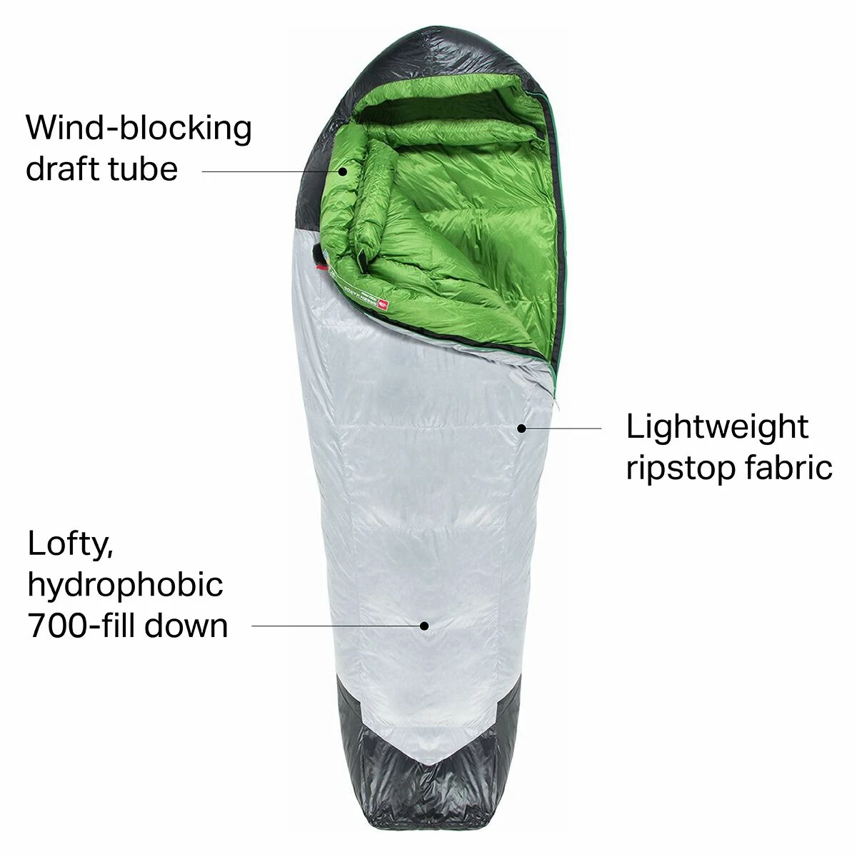 The North Face Down Sleeping Bags Green Kazoo Sleeping Bag: 0F Down 3 The North Face Down Sleeping Bags Green Kazoo Sleeping Bag: 0F Down - Image 2