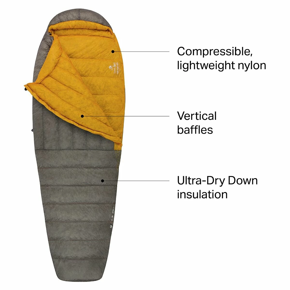 Sea To Summit Down Sleeping Bags Spark SpII Sleeping Bag: 28F Down 9 Sea To Summit Down Sleeping Bags Spark SpII Sleeping Bag: 28F Down - Image 7