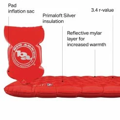 Big Agnes Sleeping Pads Insulated AXL Air Sleeping Pad -Sleep Online Shop RED D3 1