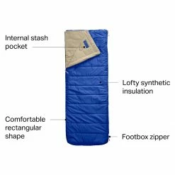 The North Face Synthetic Sleeping Bags Eco Trail Bed Sleeping Bag: 20F Synthetic -Sleep Online Shop TNBLTWBE D3