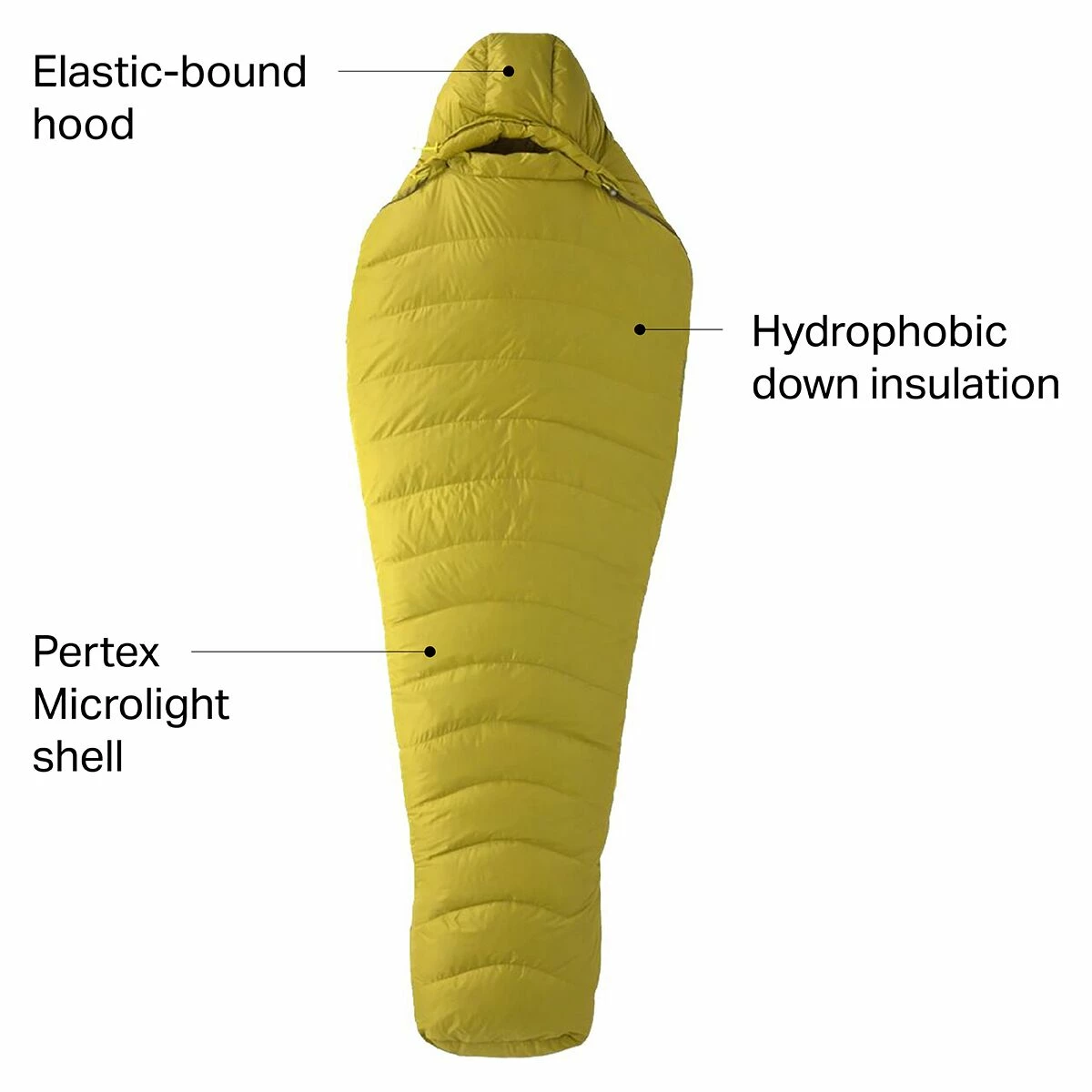 Marmot Down Sleeping Bags Hydrogen Sleeping Bag: 30F Down 4 Marmot Down Sleeping Bags Hydrogen Sleeping Bag: 30F Down - Image 2