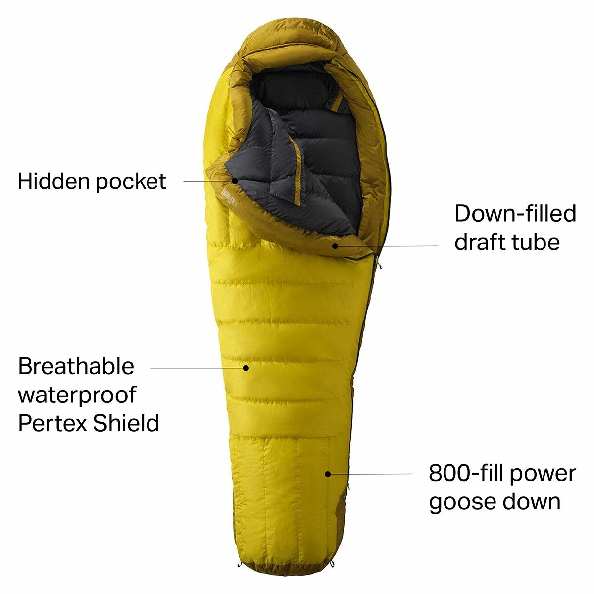 Marmot Down Sleeping Bags Col Sleeping Bag: 20F Down 4 Marmot Down Sleeping Bags Col Sleeping Bag: 20F Down - Image 2